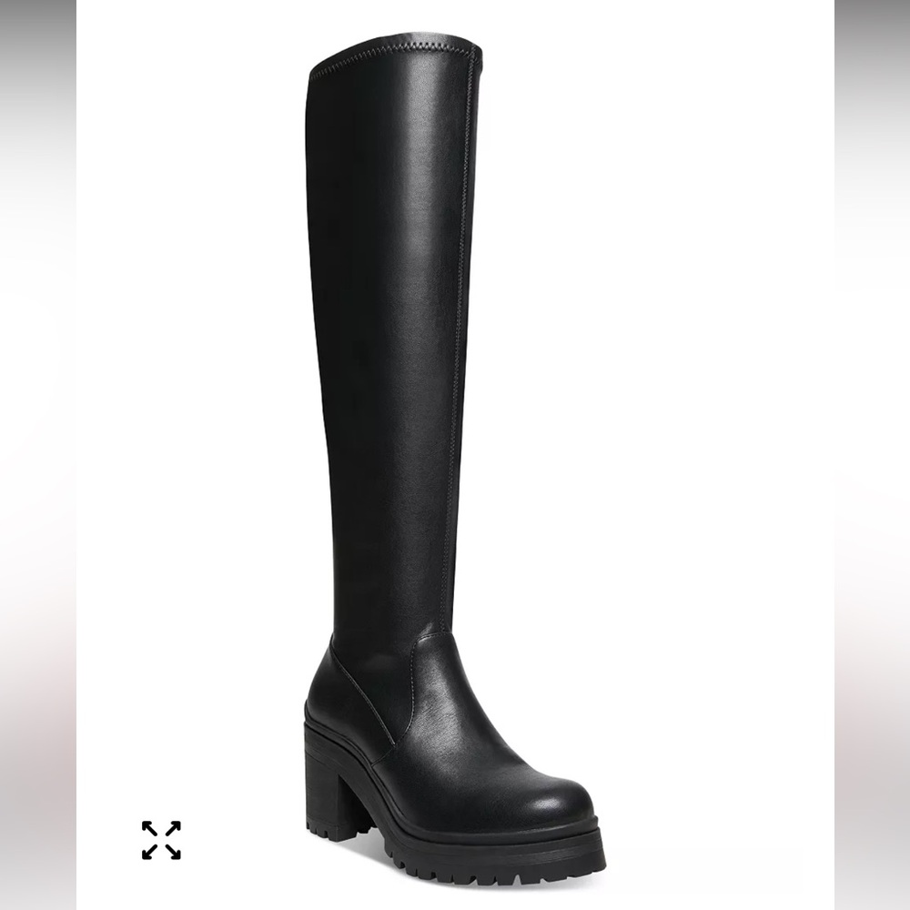 Brand New! Madden Girl Coretta Knee High Lug Sole Boots